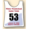 10.375"x14" Ski Number Over The Shoulder Bib